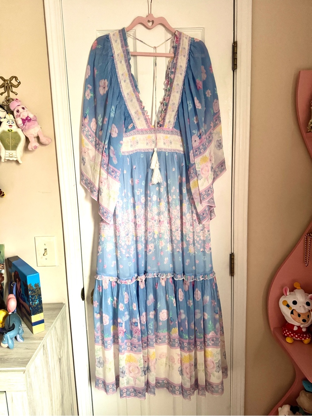 Fillyboo Angel Maxi Dress in Flowerbomb Iris - Picture 2 of 7